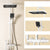 Modern Shower Trim Brass Square Handheld Shower Head Wall Mounted Shower Combo White Digital Display Not Included Clearhalo 'Bathroom Remodel & Bathroom Fixtures' 'Home Improvement' 'home_improvement' 'home_improvement_shower_faucets' 'Shower Faucets & Systems' 'shower_faucets' 'Showers & Bathtubs Plumbing' 'Showers & Bathtubs' 6848954