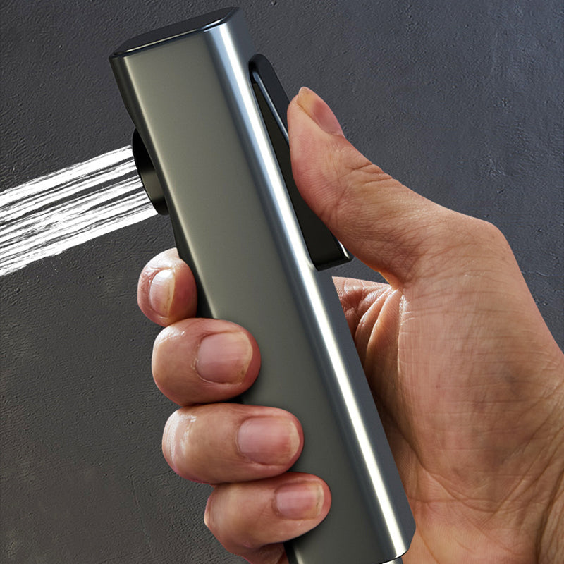 Modern Shower Trim Brass Square Handheld Shower Head Wall Mounted Shower Combo Clearhalo 'Bathroom Remodel & Bathroom Fixtures' 'Home Improvement' 'home_improvement' 'home_improvement_shower_faucets' 'Shower Faucets & Systems' 'shower_faucets' 'Showers & Bathtubs Plumbing' 'Showers & Bathtubs' 6848959