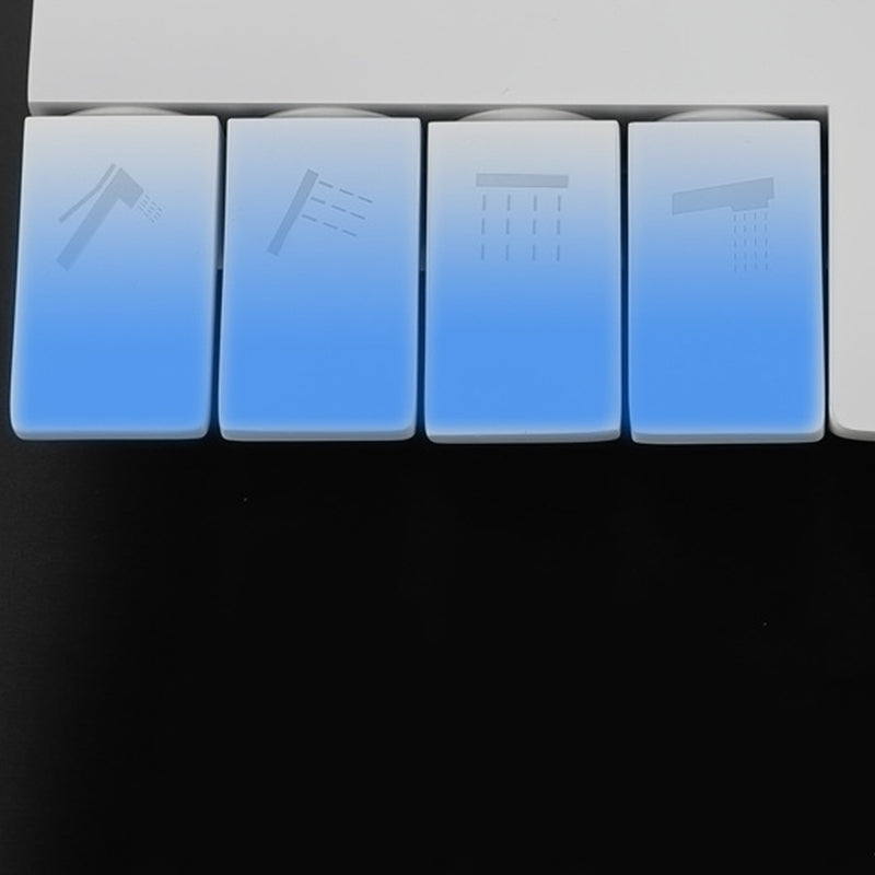 Modern Shower Head Combo Brass Handheld Shower Head Wall Mounted Shower Set Clearhalo 'Bathroom Remodel & Bathroom Fixtures' 'Home Improvement' 'home_improvement' 'home_improvement_shower_faucets' 'Shower Faucets & Systems' 'shower_faucets' 'Showers & Bathtubs Plumbing' 'Showers & Bathtubs' 6849028