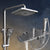 Modern Shower Head Combo Brass Adjustable Spray Pattern Shower System Silver Thermostatic Clearhalo 'Bathroom Remodel & Bathroom Fixtures' 'Home Improvement' 'home_improvement' 'home_improvement_shower_faucets' 'Shower Faucets & Systems' 'shower_faucets' 'Showers & Bathtubs Plumbing' 'Showers & Bathtubs' 6849038