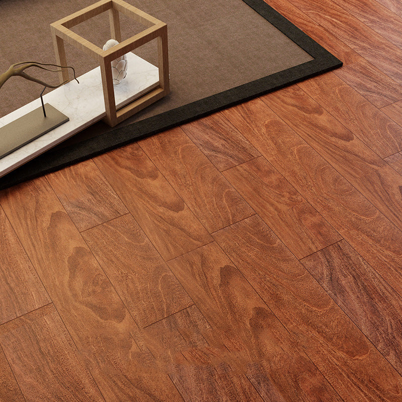 Farmhouse Wall Plank Wood Grain Bedroom and Living Room Wall Panels Set of 5 Orange Red 0.07" Clearhalo 'Flooring 'Home Improvement' 'home_improvement' 'home_improvement_wall_paneling' 'Wall Paneling' 'wall_paneling' 'Walls & Ceilings' Walls and Ceiling' 6849256