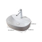 Modern Vessel Bathroom Sink Rectangular Porcelain Drain Vessel Sink(Not Included Faucet) Clearhalo 'Bathroom Remodel & Bathroom Fixtures' 'Bathroom Sinks & Faucet Components' 'Bathroom Sinks' 'bathroom_sink' 'Home Improvement' 'home_improvement' 'home_improvement_bathroom_sink' 6849454