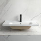Modern Vessel Sink Rectangular Porcelain Drop-in Bathroom Sink(Not Included Faucet) Clearhalo 'Bathroom Remodel & Bathroom Fixtures' 'Bathroom Sinks & Faucet Components' 'Bathroom Sinks' 'bathroom_sink' 'Home Improvement' 'home_improvement' 'home_improvement_bathroom_sink' 6849488