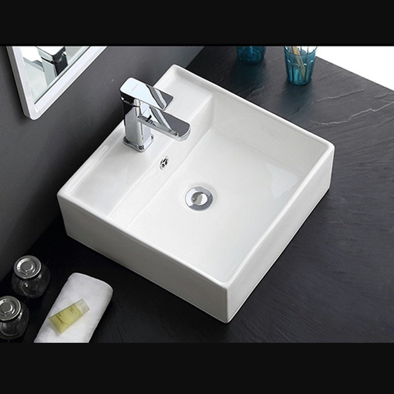 Classical White Bathroom Sink Porcelain Trough Bathroom Sink Clearhalo 'Bathroom Remodel & Bathroom Fixtures' 'Bathroom Sinks & Faucet Components' 'Bathroom Sinks' 'bathroom_sink' 'Home Improvement' 'home_improvement' 'home_improvement_bathroom_sink' 6849629