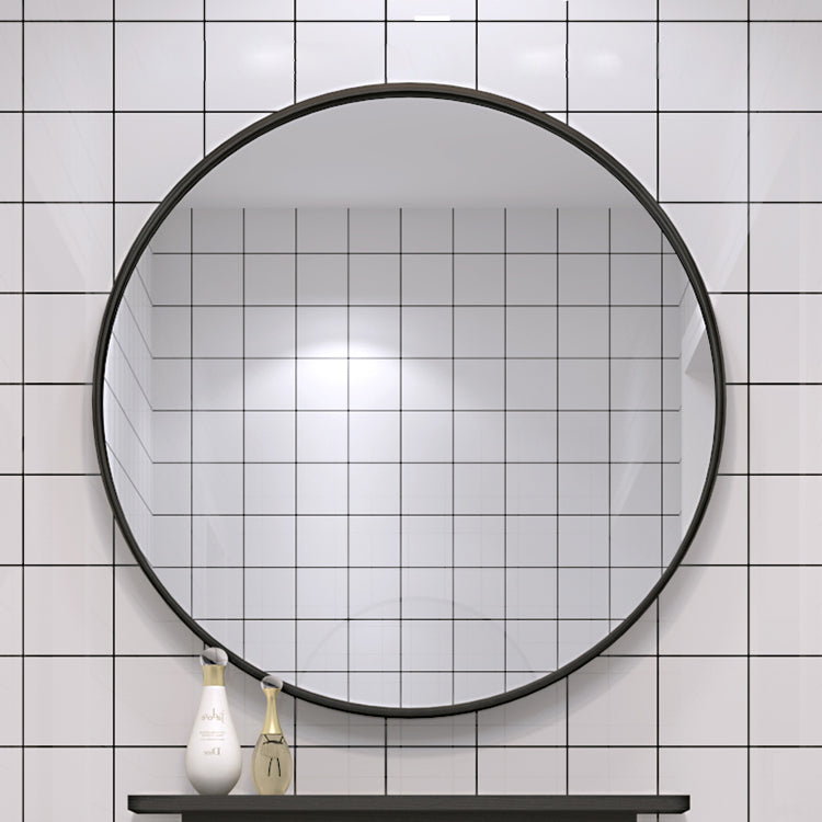 Wood Frame Vanity Mirror Freestanding Single Sink Scratch Resistant Vanity with Drawers Clearhalo 'Bathroom Remodel & Bathroom Fixtures' 'Bathroom Vanities' 'bathroom_vanities' 'Home Improvement' 'home_improvement' 'home_improvement_bathroom_vanities' 6849886