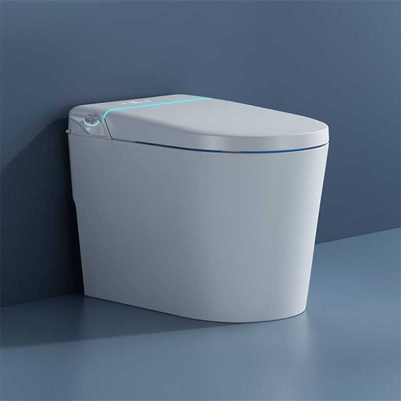 Contemporary Heated Seat Dryer Smart Toilet Elongated White Ceramic Bidet Clearhalo 'Bathroom Remodel & Bathroom Fixtures' 'Bidets' 'Home Improvement' 'home_improvement' 'home_improvement_bidets' 'Toilets & Bidets' 6849954