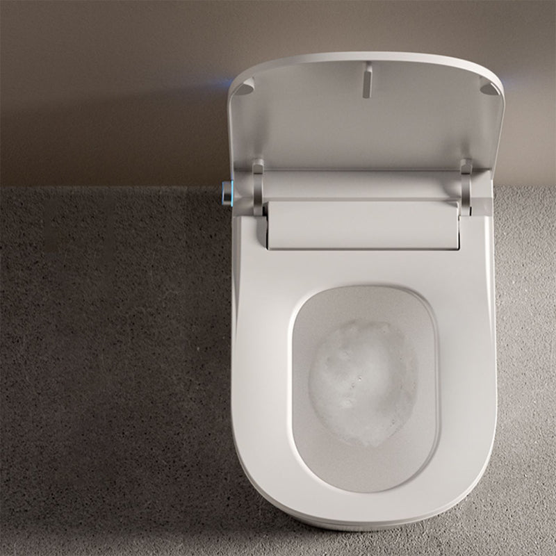 Contemporary Elongated Heated Seat Temperature Control Smart Toilet Clearhalo 'Bathroom Remodel & Bathroom Fixtures' 'Bidets' 'Home Improvement' 'home_improvement' 'home_improvement_bidets' 'Toilets & Bidets' 6849962