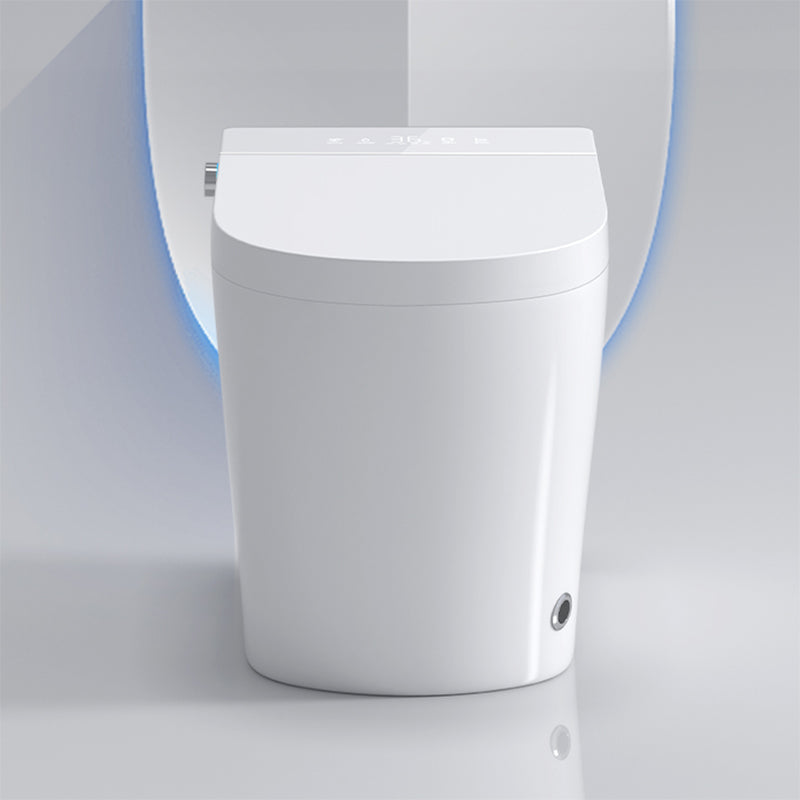 Contemporary Ceramic Elongated White Temperature Control Floor Mount Bidet Clearhalo 'Bathroom Remodel & Bathroom Fixtures' 'Bidets' 'Home Improvement' 'home_improvement' 'home_improvement_bidets' 'Toilets & Bidets' 6849991