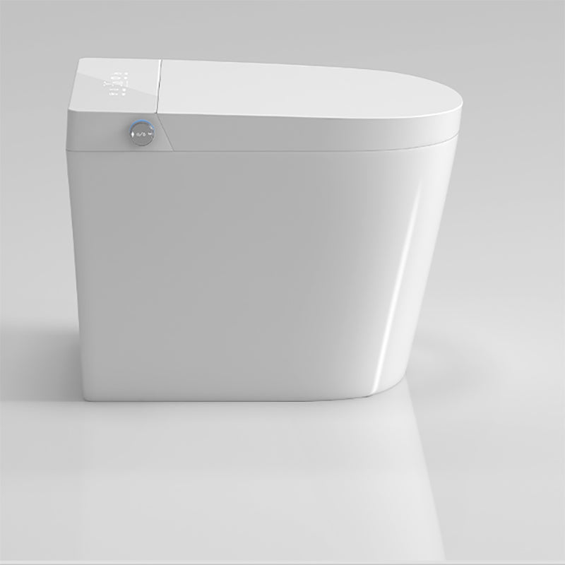 Contemporary Ceramic Elongated White Temperature Control Floor Mount Bidet Clearhalo 'Bathroom Remodel & Bathroom Fixtures' 'Bidets' 'Home Improvement' 'home_improvement' 'home_improvement_bidets' 'Toilets & Bidets' 6849993