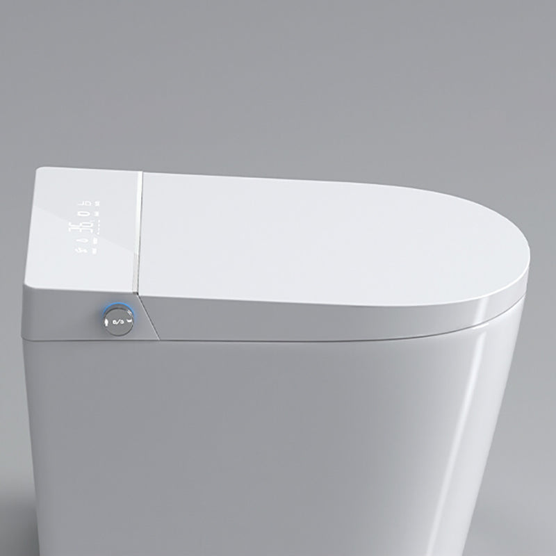 Contemporary Ceramic Elongated White Temperature Control Floor Mount Bidet Clearhalo 'Bathroom Remodel & Bathroom Fixtures' 'Bidets' 'Home Improvement' 'home_improvement' 'home_improvement_bidets' 'Toilets & Bidets' 6849995