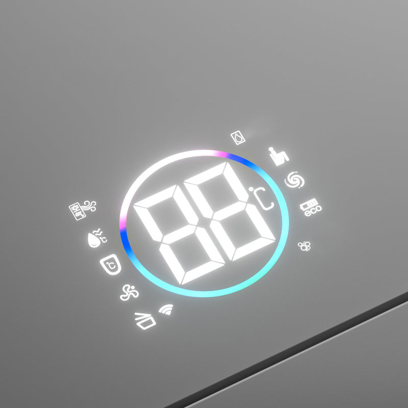 Contemporary White Elongated Heated Seat Warm Air Dryer Floor Mount Bidet Clearhalo 'Bathroom Remodel & Bathroom Fixtures' 'Bidets' 'Home Improvement' 'home_improvement' 'home_improvement_bidets' 'Toilets & Bidets' 6850014