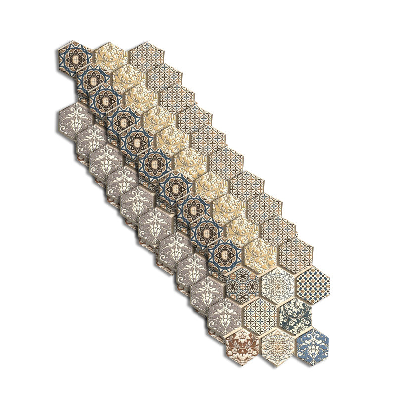 Contemporary Peel and Stick Tile Mosaic Tile Peel and Stick Wall Tile Blue Clearhalo 'Flooring 'Home Improvement' 'home_improvement' 'home_improvement_peel_stick_blacksplash' 'Peel & Stick Backsplash Tile' 'peel_stick_blacksplash' 'Walls & Ceilings' Walls and Ceiling' 6850020