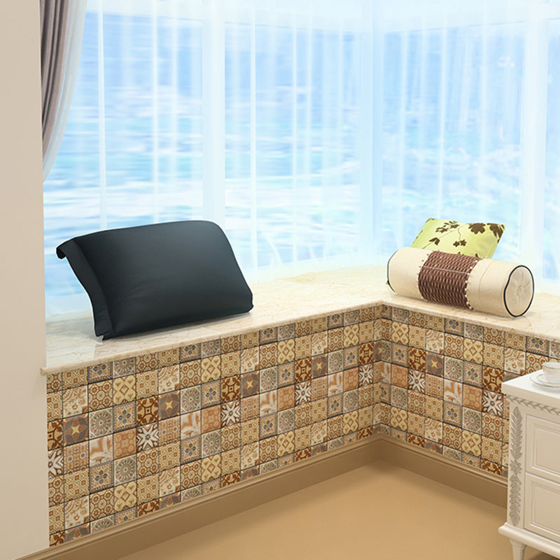 Contemporary Peel and Stick Tile Mosaic Tile Peel and Stick Wall Tile Clearhalo 'Flooring 'Home Improvement' 'home_improvement' 'home_improvement_peel_stick_blacksplash' 'Peel & Stick Backsplash Tile' 'peel_stick_blacksplash' 'Walls & Ceilings' Walls and Ceiling' 6850031