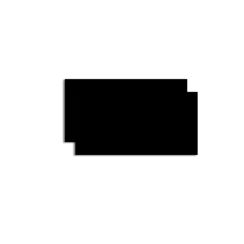 Pvc Mosaic Tile Peel & Stick Tile Kitchen Waterproof Backsplash Peel and Stick Wall Tile Black 11.8" x 23.6" Clearhalo 'Flooring 'Home Improvement' 'home_improvement' 'home_improvement_peel_stick_blacksplash' 'Peel & Stick Backsplash Tile' 'peel_stick_blacksplash' 'Walls & Ceilings' Walls and Ceiling' 6850098