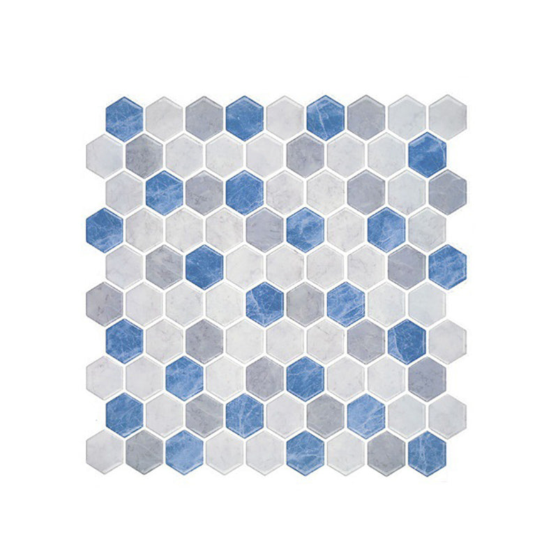 Polygon Metal Peel and Stick Backsplash Tile PVC Peel and Stick Tile for Kitchen Clearhalo 'Flooring 'Home Improvement' 'home_improvement' 'home_improvement_peel_stick_blacksplash' 'Peel & Stick Backsplash Tile' 'peel_stick_blacksplash' 'Walls & Ceilings' Walls and Ceiling' 6850157