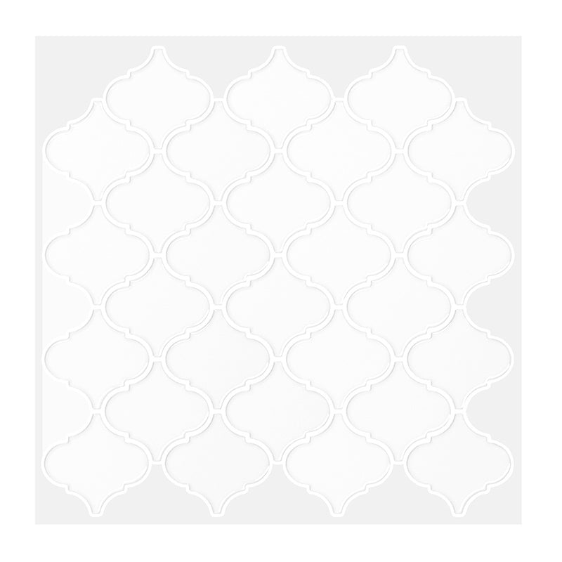 Polygon Metal Peel and Stick Backsplash Tile PVC Peel and Stick Tile for Kitchen Clearhalo 'Flooring 'Home Improvement' 'home_improvement' 'home_improvement_peel_stick_blacksplash' 'Peel & Stick Backsplash Tile' 'peel_stick_blacksplash' 'Walls & Ceilings' Walls and Ceiling' 6850162