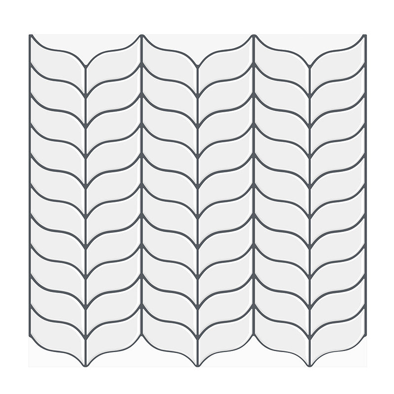 Mosaic Tile Peel & Stick Tile Pvc Kitchen Backsplash Peel and Stick Wall Tile Set of 2 Clearhalo 'Flooring 'Home Improvement' 'home_improvement' 'home_improvement_peel_stick_blacksplash' 'Peel & Stick Backsplash Tile' 'peel_stick_blacksplash' 'Walls & Ceilings' Walls and Ceiling' 6850176