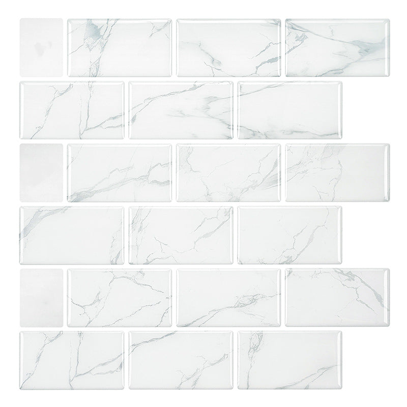 Mosaic Tile Peel & Stick Tile Pvc Kitchen Backsplash Peel and Stick Wall Tile Clearhalo 'Flooring 'Home Improvement' 'home_improvement' 'home_improvement_peel_stick_blacksplash' 'Peel & Stick Backsplash Tile' 'peel_stick_blacksplash' 'Walls & Ceilings' Walls and Ceiling' 6850194