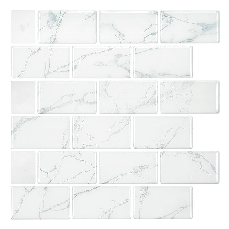 Mosaic Tile Peel & Stick Tile Pvc Kitchen Backsplash Peel and Stick Wall Tile Clearhalo 'Flooring 'Home Improvement' 'home_improvement' 'home_improvement_peel_stick_blacksplash' 'Peel & Stick Backsplash Tile' 'peel_stick_blacksplash' 'Walls & Ceilings' Walls and Ceiling' 6850194