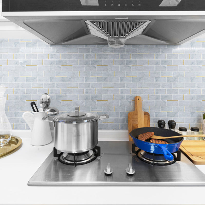 Mosaic Tile Peel & Stick Tile Pvc Kitchen Backsplash Peel and Stick Wall Tile Clearhalo 'Flooring 'Home Improvement' 'home_improvement' 'home_improvement_peel_stick_blacksplash' 'Peel & Stick Backsplash Tile' 'peel_stick_blacksplash' 'Walls & Ceilings' Walls and Ceiling' 6850198