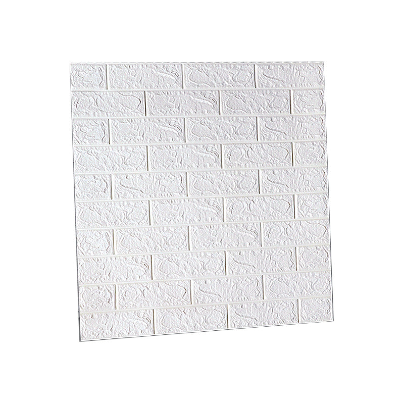 Modern Wall Access Panel Peel and Press Wall Access Panel with Wood Look Textured White 0.12" Clearhalo 'Flooring 'Home Improvement' 'home_improvement' 'home_improvement_wall_paneling' 'Wall Paneling' 'wall_paneling' 'Walls & Ceilings' Walls and Ceiling' 6850249
