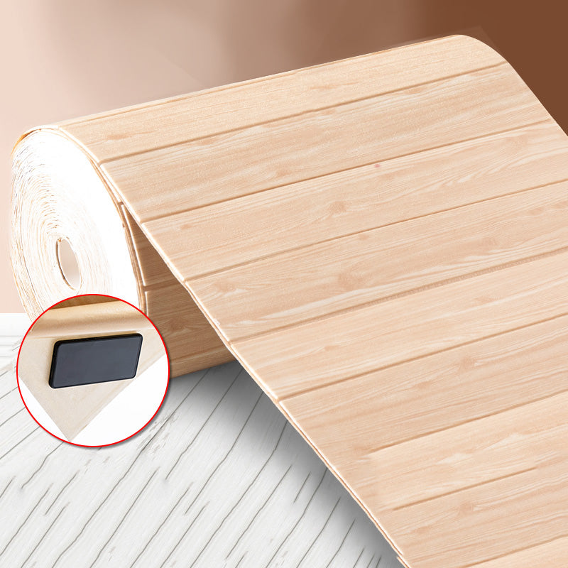 Modern Tin Backsplash Paneling 3D Print Wall Ceiling Wood Grain Design Natural Nano Strong Glue Fund Clearhalo 'Flooring 'Home Improvement' 'home_improvement' 'home_improvement_wall_paneling' 'Wall Paneling' 'wall_paneling' 'Walls & Ceilings' Walls and Ceiling' 6850261