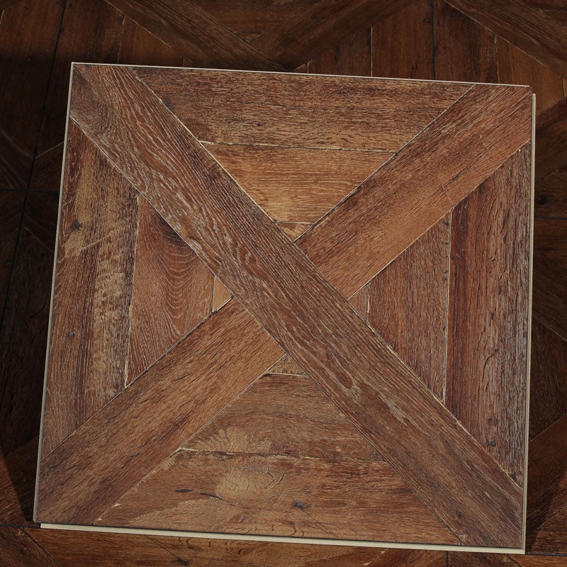 Scratch Resistant Floor Natural Oak Textured Laminate Flooring Dark Brown Clearhalo 'Flooring 'Home Improvement' 'home_improvement' 'home_improvement_laminate_flooring' 'Laminate Flooring' 'laminate_flooring' Walls and Ceiling' 6850304