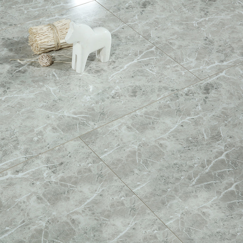 Modern Laminate Floor Marble Pattern Stain Resistant Laminate Flooring Silver Gray Clearhalo 'Flooring 'Home Improvement' 'home_improvement' 'home_improvement_laminate_flooring' 'Laminate Flooring' 'laminate_flooring' Walls and Ceiling' 6850321