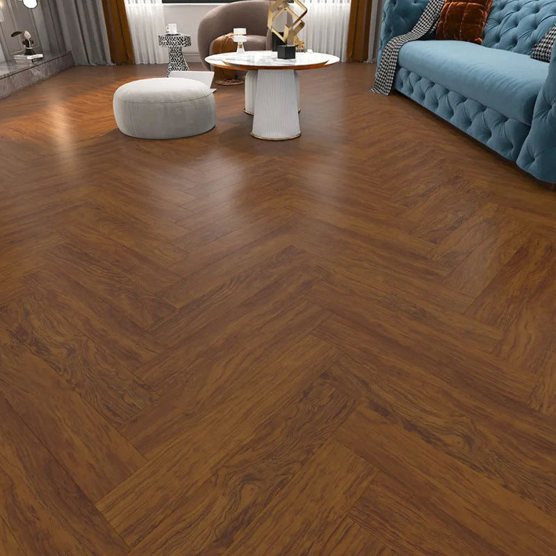 Water-Resistant Laminate Floor Waterproof Laminate Plank Flooring with Click Lock Brown 10.7 sq ft. - 16 Pieces Clearhalo 'Flooring 'Home Improvement' 'home_improvement' 'home_improvement_laminate_flooring' 'Laminate Flooring' 'laminate_flooring' Walls and Ceiling' 6850372