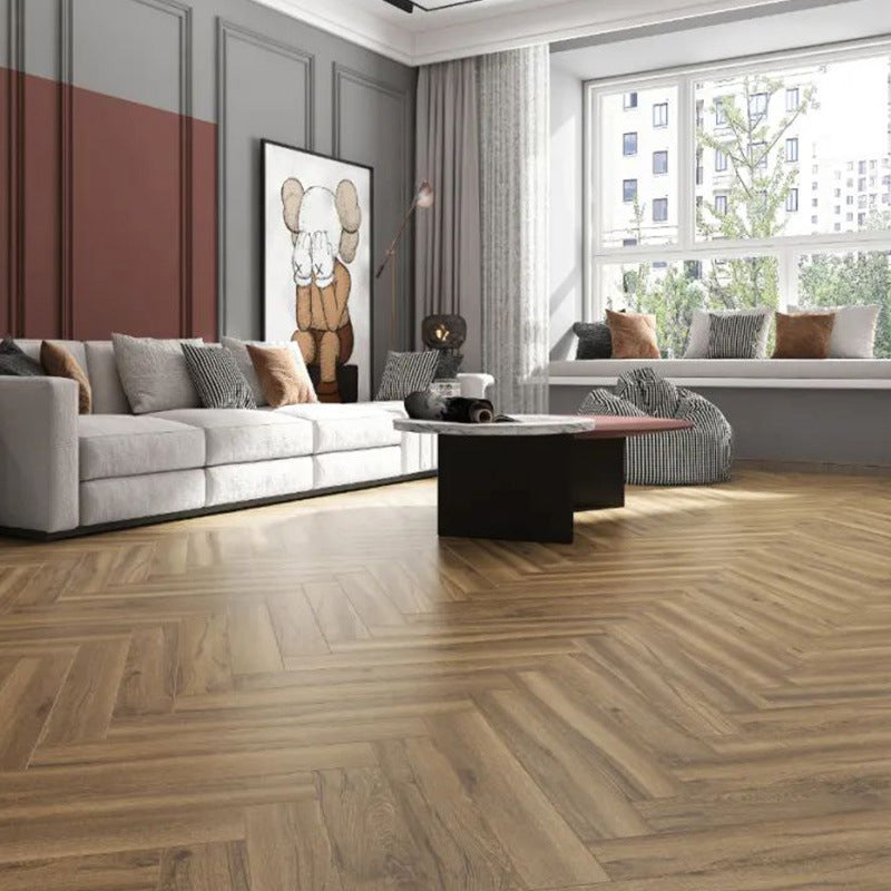 Water-Resistant Laminate Floor Waterproof Laminate Plank Flooring with Click Lock Light Brown 10.7 sq ft. - 16 Pieces Clearhalo 'Flooring 'Home Improvement' 'home_improvement' 'home_improvement_laminate_flooring' 'Laminate Flooring' 'laminate_flooring' Walls and Ceiling' 6850374