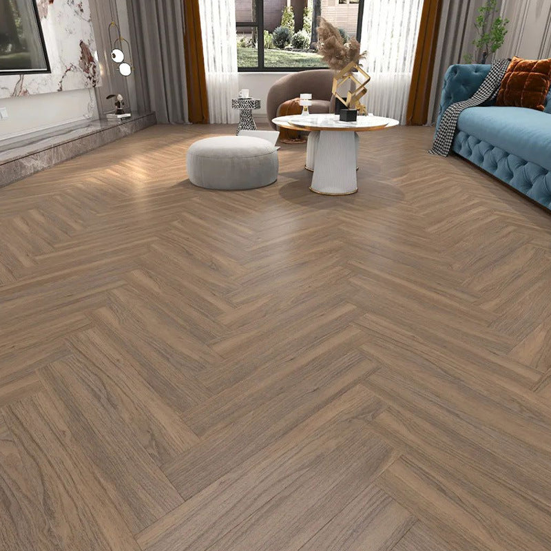 Water-Resistant Laminate Floor Waterproof Laminate Plank Flooring with Click Lock Teak 10.7 sq ft. - 16 Pieces Clearhalo 'Flooring 'Home Improvement' 'home_improvement' 'home_improvement_laminate_flooring' 'Laminate Flooring' 'laminate_flooring' Walls and Ceiling' 6850385