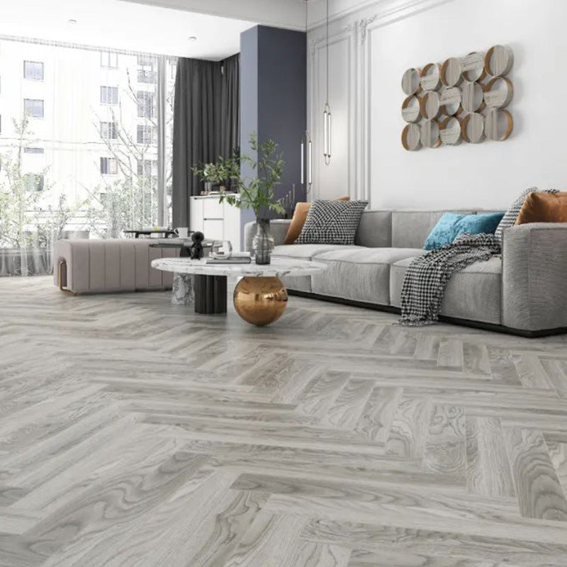 Water-Resistant Laminate Floor Waterproof Laminate Plank Flooring with Click Lock Brown Grey 10.7 sq ft. - 16 Pieces Clearhalo 'Flooring 'Home Improvement' 'home_improvement' 'home_improvement_laminate_flooring' 'Laminate Flooring' 'laminate_flooring' Walls and Ceiling' 6850389