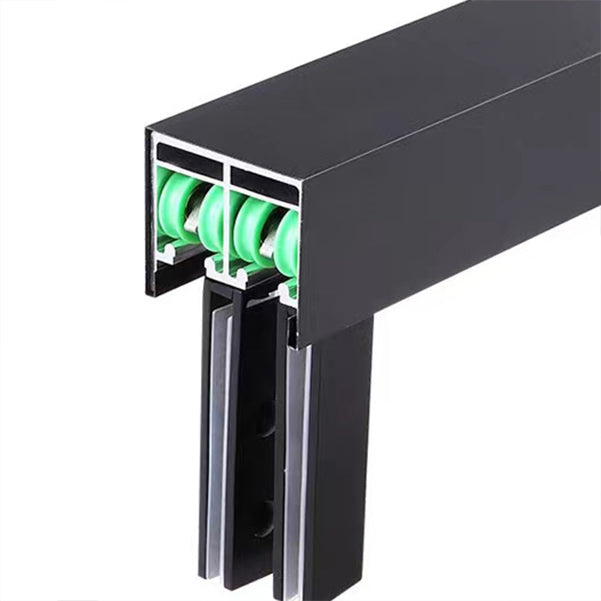 Double Sliding Semi Frameless Inline Tempered Glass Shower Door Clearhalo 'Bathroom Remodel & Bathroom Fixtures' 'Home Improvement' 'home_improvement' 'home_improvement_shower_tub_doors' 'Shower and Tub Doors' 'shower_tub_doors' 'Showers & Bathtubs' 6850584