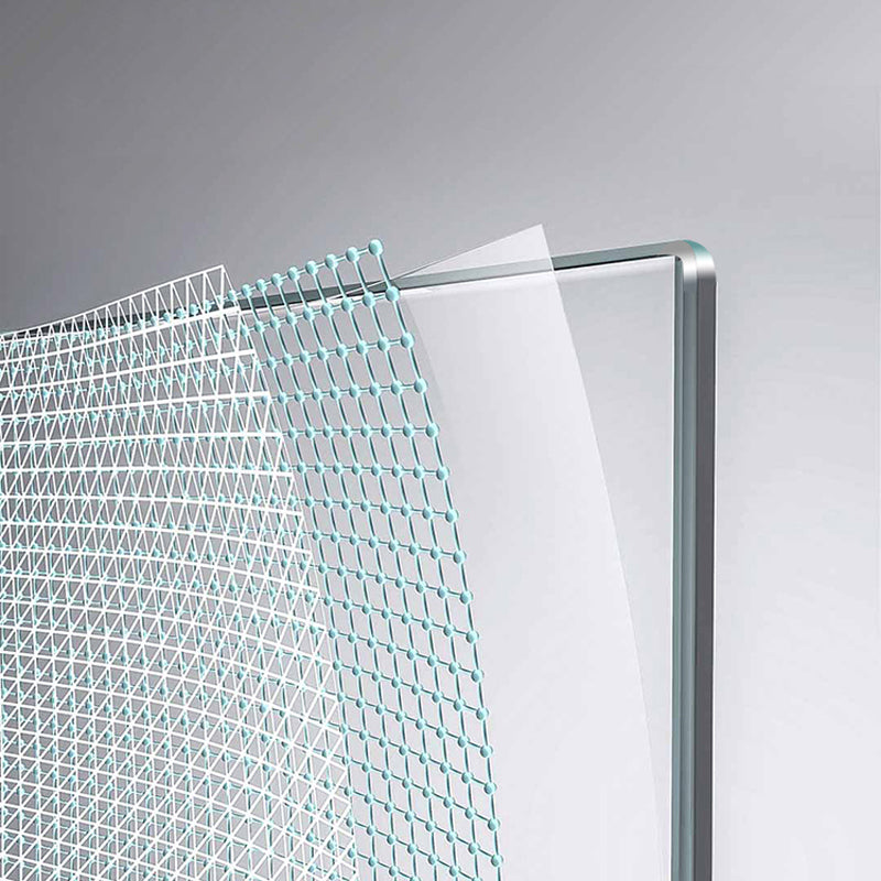 Gray Semi Frameless Narrow Bezel Single Sliding Glass Shower Door Clearhalo 'Bathroom Remodel & Bathroom Fixtures' 'Home Improvement' 'home_improvement' 'home_improvement_shower_tub_doors' 'Shower and Tub Doors' 'shower_tub_doors' 'Showers & Bathtubs' 6850733