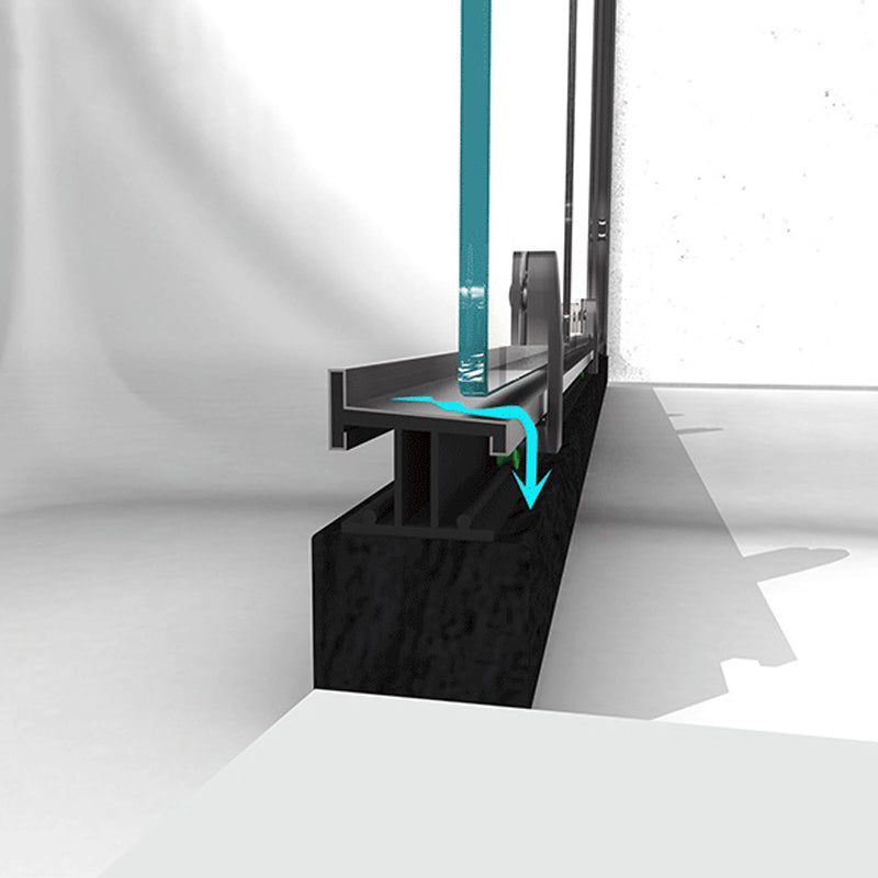 Double Shift Semi Frameless Narrow Bezel Tempered Glass Shower Door Clearhalo 'Bathroom Remodel & Bathroom Fixtures' 'Home Improvement' 'home_improvement' 'home_improvement_shower_tub_doors' 'Shower and Tub Doors' 'shower_tub_doors' 'Showers & Bathtubs' 6850895