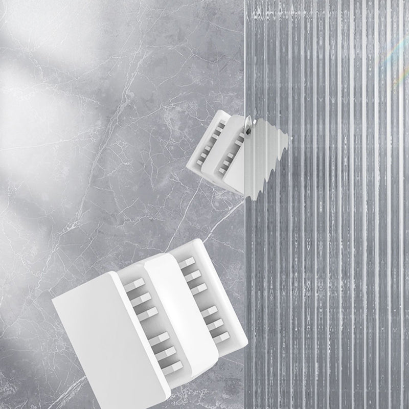 White Double Sliding Shower Door with Semi Frameless 304 Stainless Steel Frame Clearhalo 'Bathroom Remodel & Bathroom Fixtures' 'Home Improvement' 'home_improvement' 'home_improvement_shower_tub_doors' 'Shower and Tub Doors' 'shower_tub_doors' 'Showers & Bathtubs' 6850910