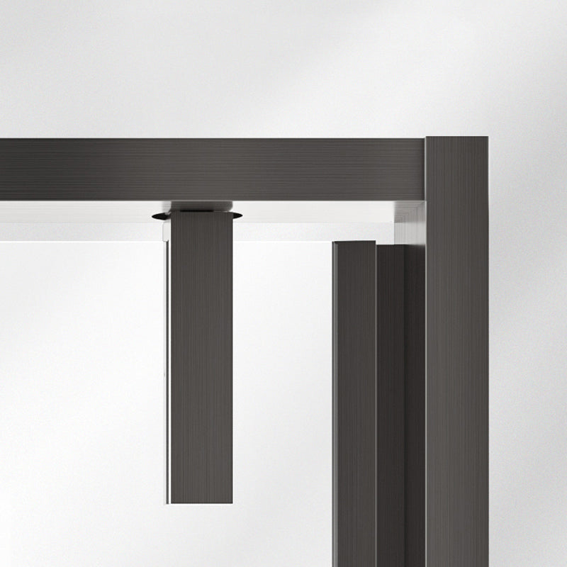 Single Sliding Semi Frameless Shower Door, Tempered Glass Shower Screen Clearhalo 'Bathroom Remodel & Bathroom Fixtures' 'Home Improvement' 'home_improvement' 'home_improvement_shower_tub_doors' 'Shower and Tub Doors' 'shower_tub_doors' 'Showers & Bathtubs' 6850945