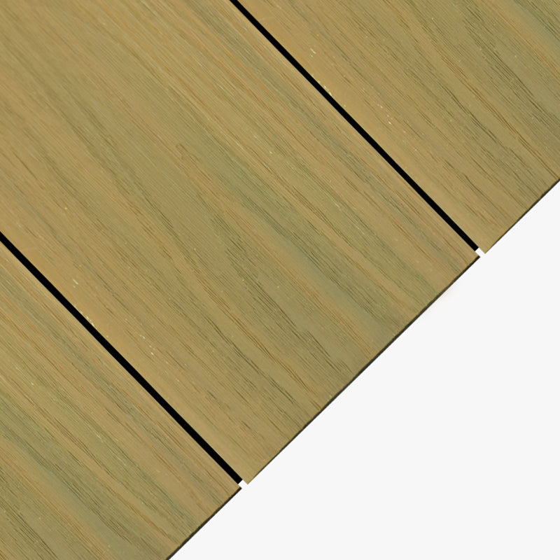 Modern Composite Tile Set Solid Wooden Outdoor Flooring Tile Dark Wood Without Buckle Clearhalo 'Home Improvement' 'home_improvement' 'home_improvement_outdoor_deck_tiles_planks' 'Outdoor Deck Tiles & Planks' 'Outdoor Flooring & Tile' 'Outdoor Remodel' 'outdoor_deck_tiles_planks' 6859166