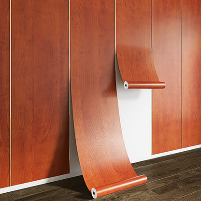 Modern Style Wall Access Panel Peel and Stick Wall Access Panel with Wood Look Red Brown Clearhalo 'Flooring 'Home Improvement' 'home_improvement' 'home_improvement_wall_paneling' 'Wall Paneling' 'wall_paneling' 'Walls & Ceilings' Walls and Ceiling' 6859694