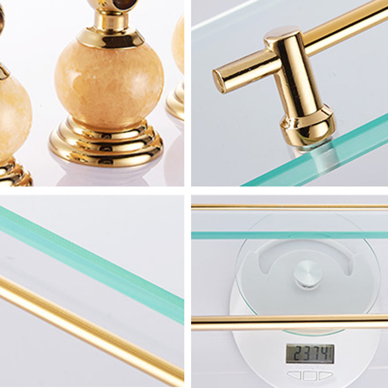 Modern Bathroom Accessory As Individual Or As a Set in Golden Clearhalo 'Bathroom Hardware Sets' 'Bathroom Hardware' 'Bathroom Remodel & Bathroom Fixtures' 'bathroom_hardware_sets' 'Home Improvement' 'home_improvement' 'home_improvement_bathroom_hardware_sets' 6864420