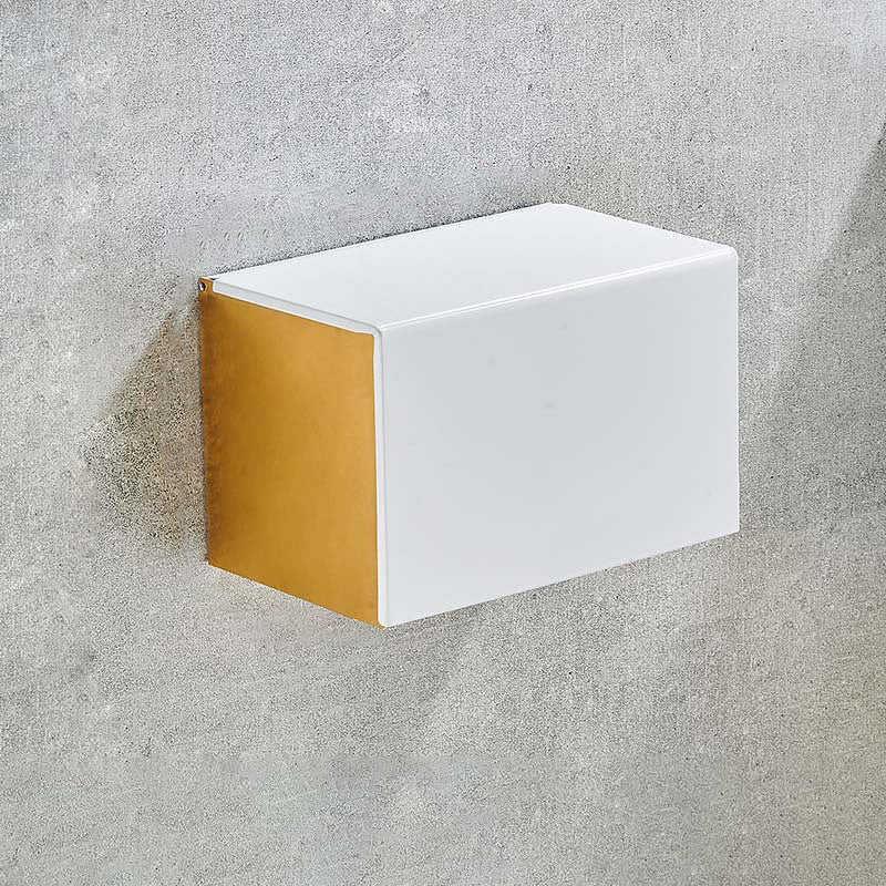 Contemporary Bathroom Accessory As Individual Or As a Set in Black/White White Toilet Paper Holder Clearhalo 'Bathroom Hardware Sets' 'Bathroom Hardware' 'Bathroom Remodel & Bathroom Fixtures' 'bathroom_hardware_sets' 'Home Improvement' 'home_improvement' 'home_improvement_bathroom_hardware_sets' 6864458