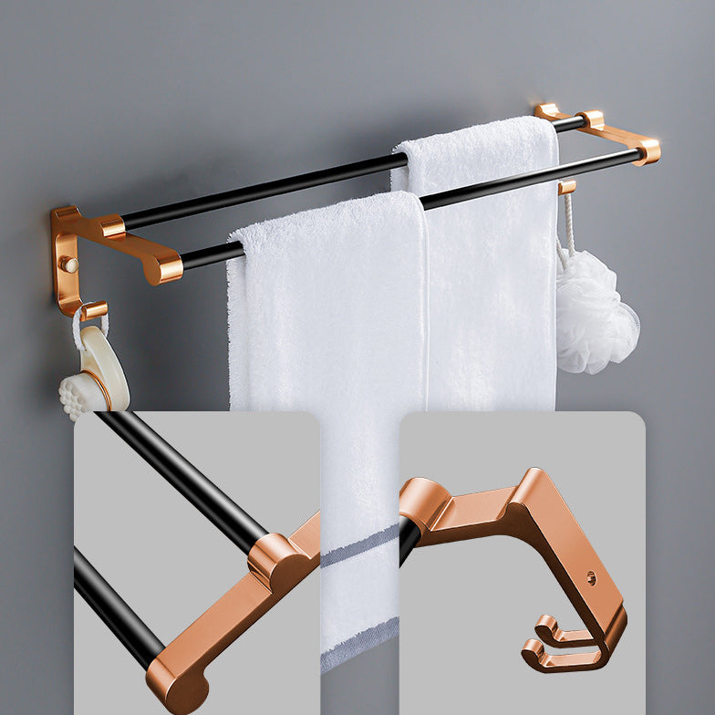 Contemporary Bathroom Accessory As Individual Or As a Set in Black/White Clearhalo 'Bathroom Hardware Sets' 'Bathroom Hardware' 'Bathroom Remodel & Bathroom Fixtures' 'bathroom_hardware_sets' 'Home Improvement' 'home_improvement' 'home_improvement_bathroom_hardware_sets' 6864464