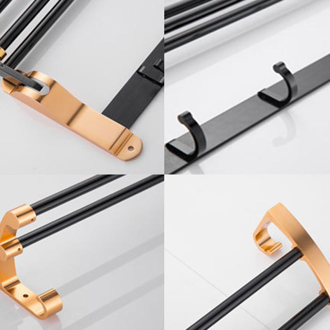 Contemporary Black Bathroom Accessory As Individual Or As a Set Clearhalo 'Bathroom Hardware Sets' 'Bathroom Hardware' 'Bathroom Remodel & Bathroom Fixtures' 'bathroom_hardware_sets' 'Home Improvement' 'home_improvement' 'home_improvement_bathroom_hardware_sets' 6864538