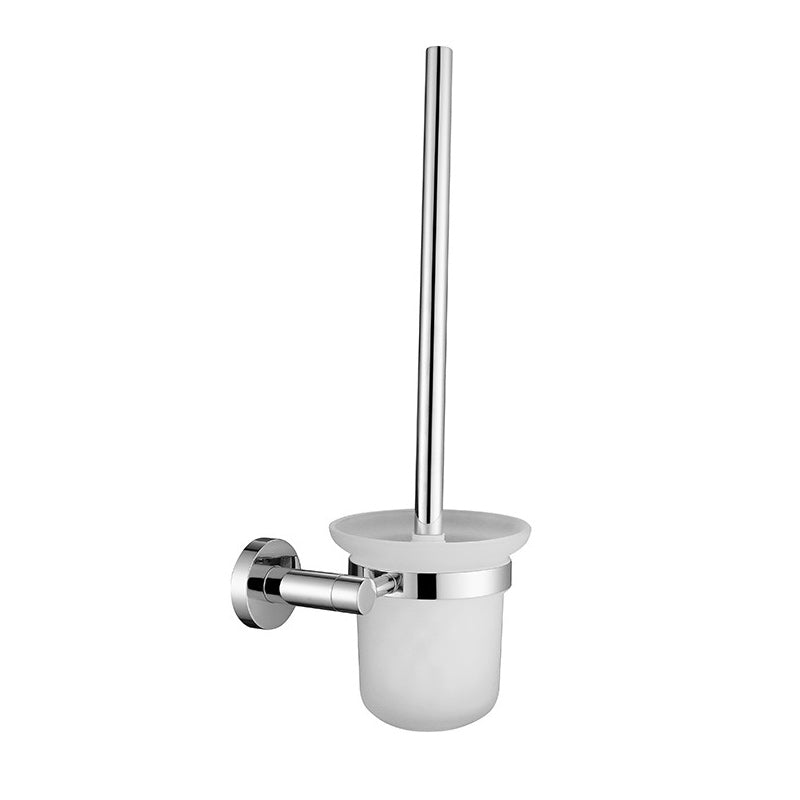 Polished Chrome Modern Bathroom Accessory Set with Towel Bar/Paper Holder Clearhalo 'Bathroom Hardware Sets' 'Bathroom Hardware' 'Bathroom Remodel & Bathroom Fixtures' 'bathroom_hardware_sets' 'Home Improvement' 'home_improvement' 'home_improvement_bathroom_hardware_sets' 6864741