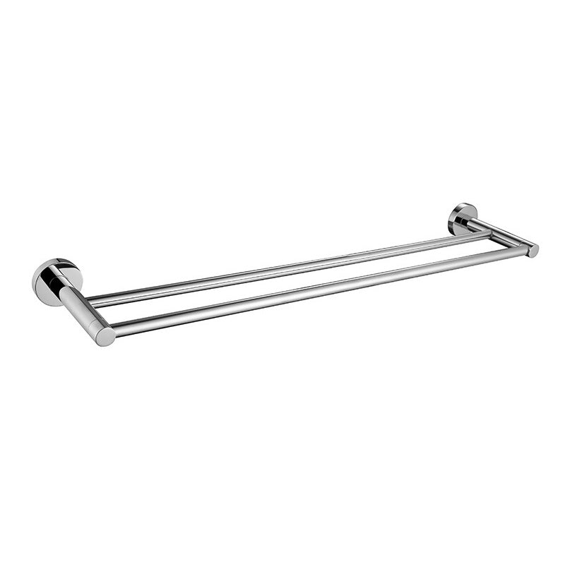Polished Chrome Modern Bathroom Accessory Set with Towel Bar/Paper Holder Clearhalo 'Bathroom Hardware Sets' 'Bathroom Hardware' 'Bathroom Remodel & Bathroom Fixtures' 'bathroom_hardware_sets' 'Home Improvement' 'home_improvement' 'home_improvement_bathroom_hardware_sets' 6864742