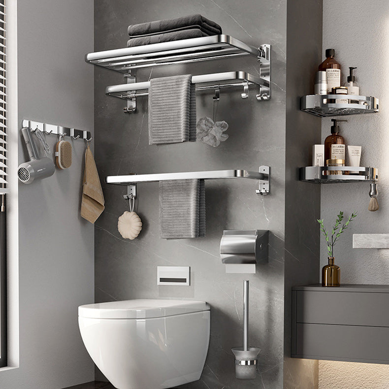 Kit de accesorios de baño blanco moderno, estante para baño, toallero,  juego de accesorios para baño - Clearhalo