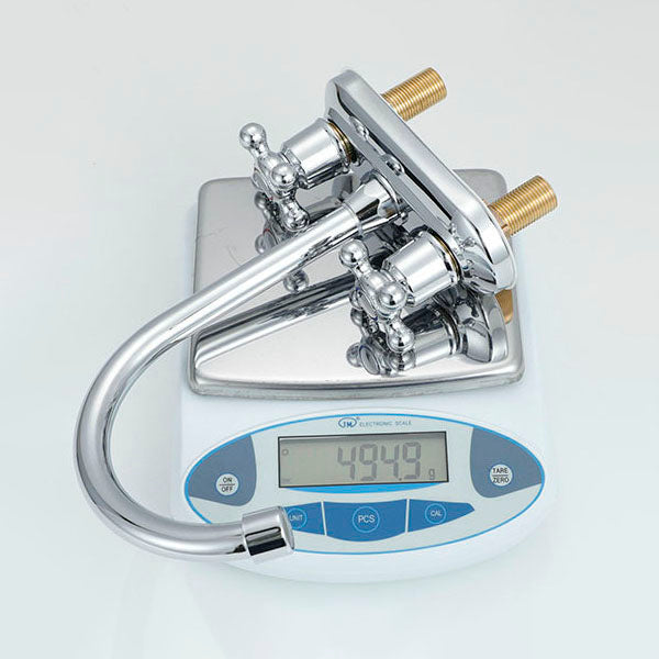 Knob Handle Center Faucet Contemporary Design Vessel Faucet 2 Hole Faucet for Bathroom Clearhalo 'Bathroom Remodel & Bathroom Fixtures' 'Bathroom Sink Faucets' 'Bathroom Sinks & Faucet Components' 'bathroom_sink_faucets' 'Home Improvement' 'home_improvement' 'home_improvement_bathroom_sink_faucets' 6871324