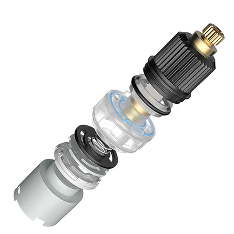 Modern Shower System Brass Temperature Control Wall Mounted Shower Head Combo Clearhalo 'Bathroom Remodel & Bathroom Fixtures' 'Home Improvement' 'home_improvement' 'home_improvement_shower_faucets' 'Shower Faucets & Systems' 'shower_faucets' 'Showers & Bathtubs Plumbing' 'Showers & Bathtubs' 6871478