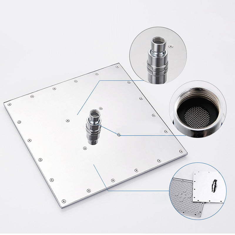 Modern Shower System Brass Temperature Control Adjustable Shower Head Shower Set Clearhalo 'Bathroom Remodel & Bathroom Fixtures' 'Home Improvement' 'home_improvement' 'home_improvement_shower_faucets' 'Shower Faucets & Systems' 'shower_faucets' 'Showers & Bathtubs Plumbing' 'Showers & Bathtubs' 6871501