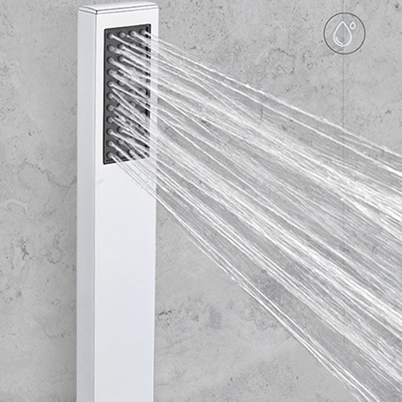 Modern Shower System Brass Temperature Control Adjustable Shower Head Shower Set Clearhalo 'Bathroom Remodel & Bathroom Fixtures' 'Home Improvement' 'home_improvement' 'home_improvement_shower_faucets' 'Shower Faucets & Systems' 'shower_faucets' 'Showers & Bathtubs Plumbing' 'Showers & Bathtubs' 6871505